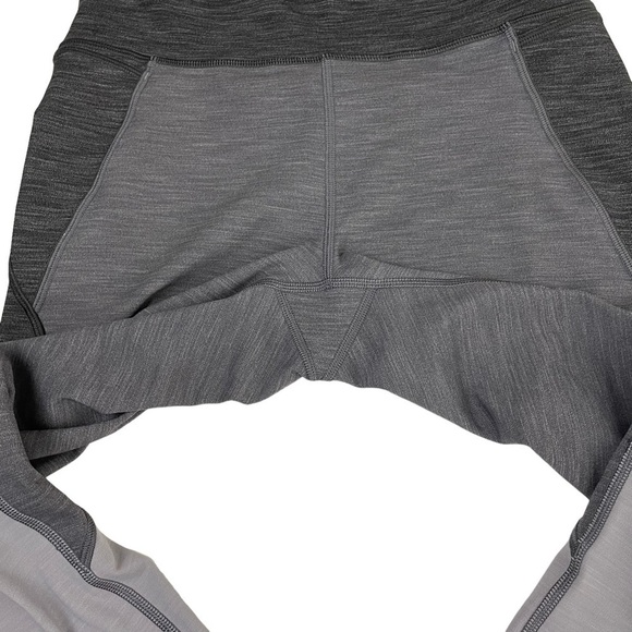 lululemon Early Extension High-Rise Crop Legging Heathered Titanium Sz 6 - Picture 13 of 15